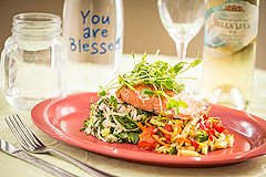 Great Full Gardens Salmon Entree 7