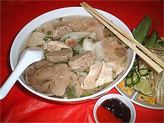 Viet Pho Rare Steak Flank, Tendon, Tripe, Meatball