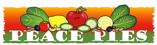 Peace Pies Vegan Restauarant Logo Ocean Beach CA a San Diego Vegan Restaurant just a couple of blocks from the beach