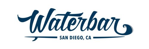 Waterbar Logo Seafood New American and Steak restaurant in Pacific Beach CA San Diego