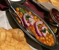 India Kabab and Curry Chole Bahature